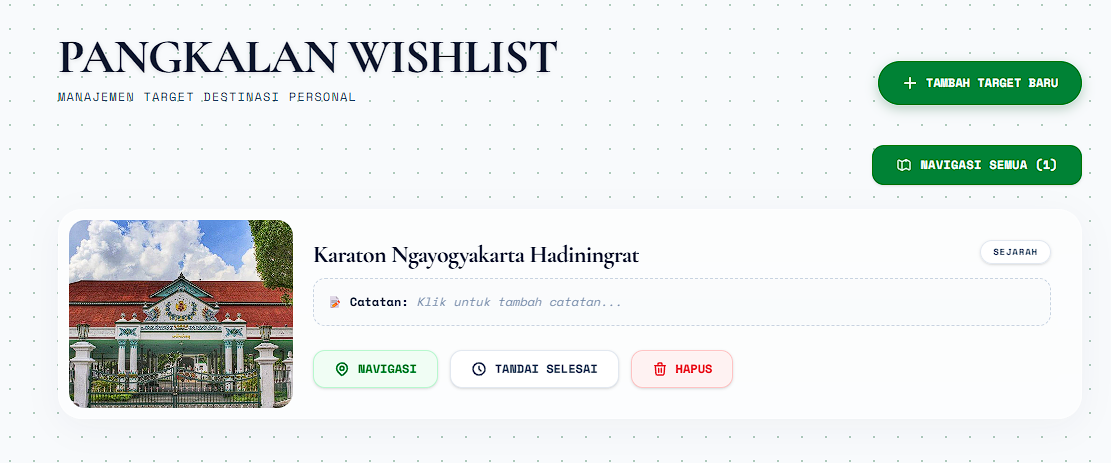 Pangkalan Wishlist