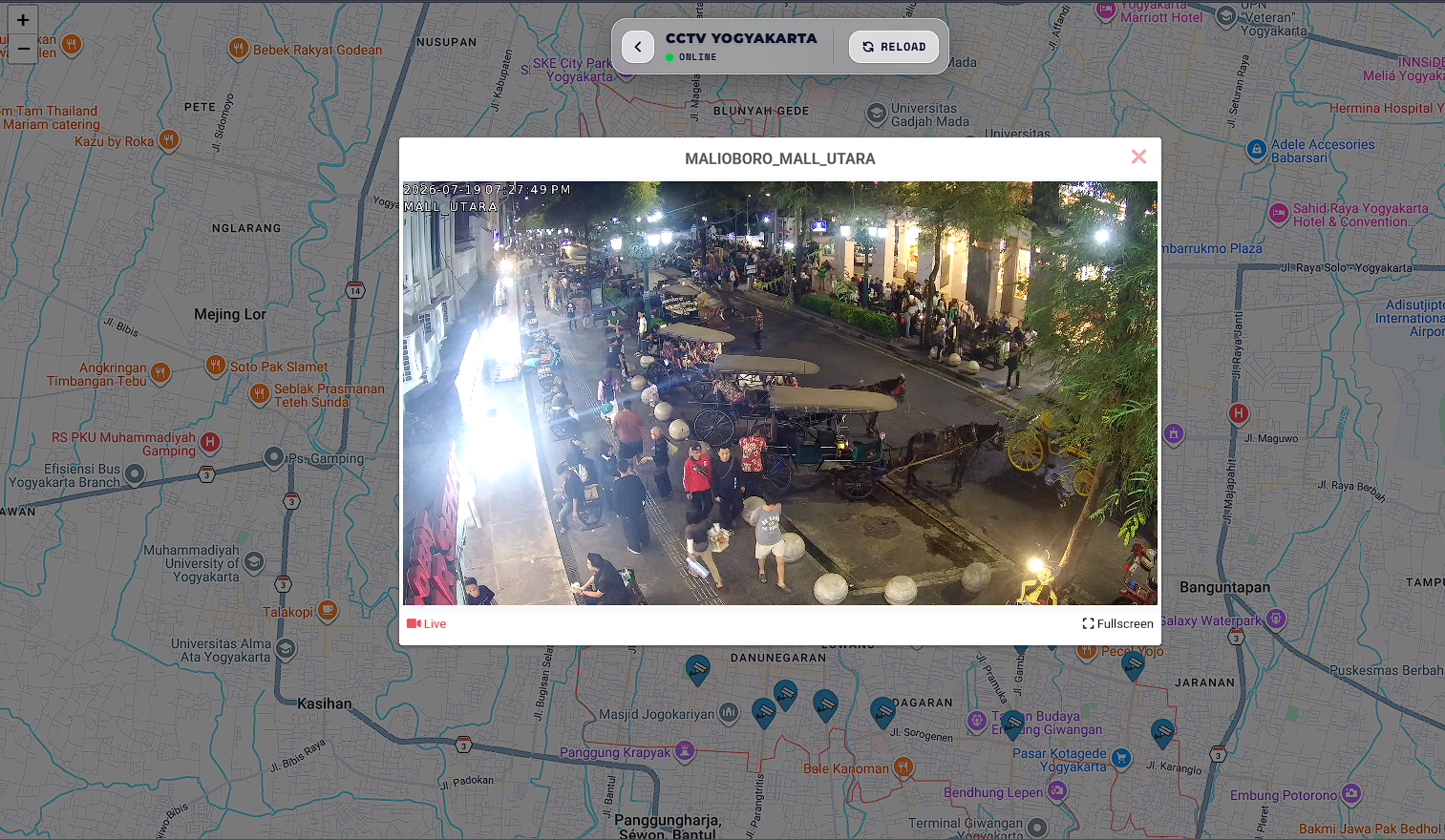 Pemantauan Live CCTV